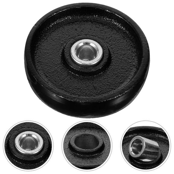 WHAMVOX 2pcs Jack Load Wheels Jack Bearing Rollers Jack Front Wheels Horizontal