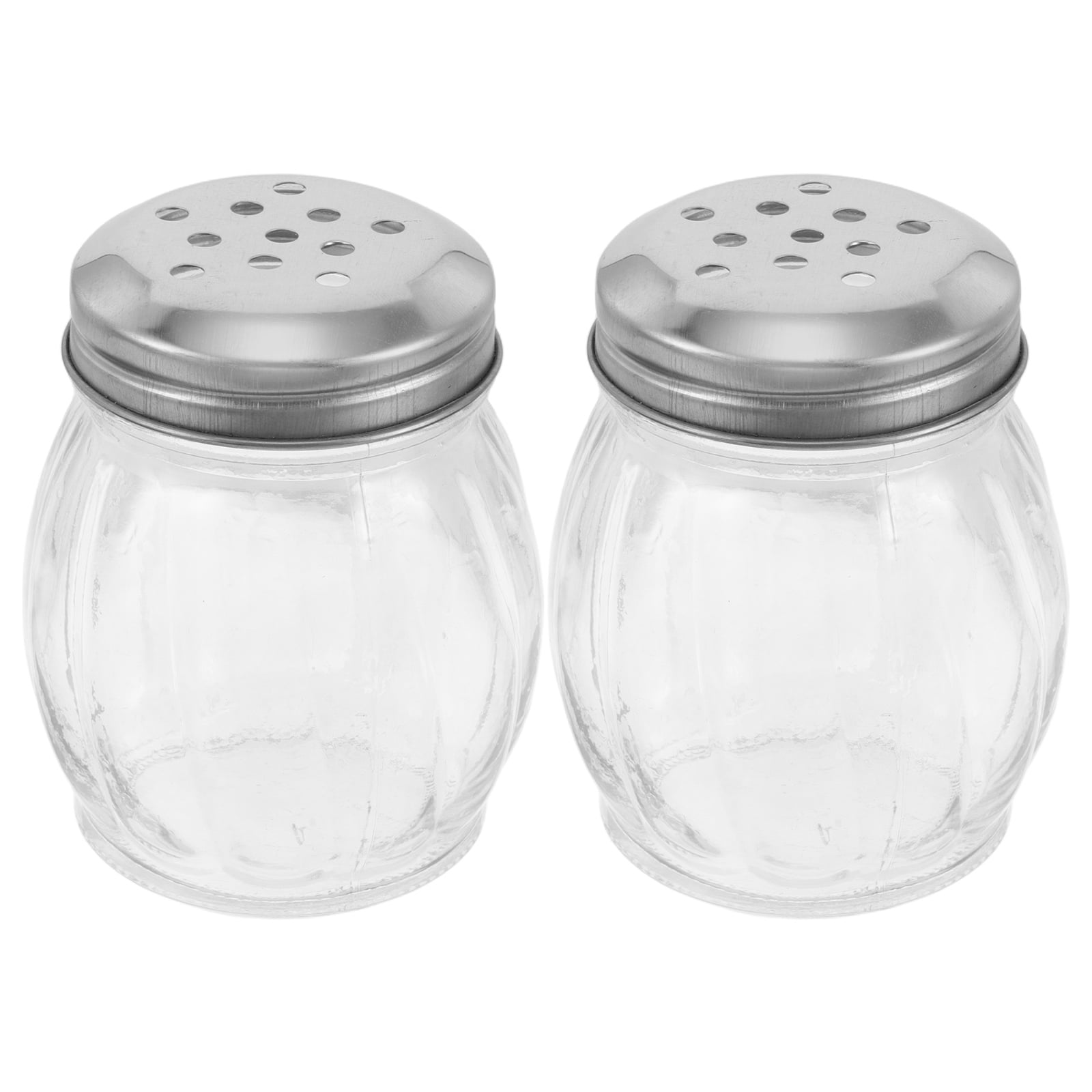 WHAMVOX 2pcs Kitchen Glass Seasoning Bottles for Salt Pepper ...