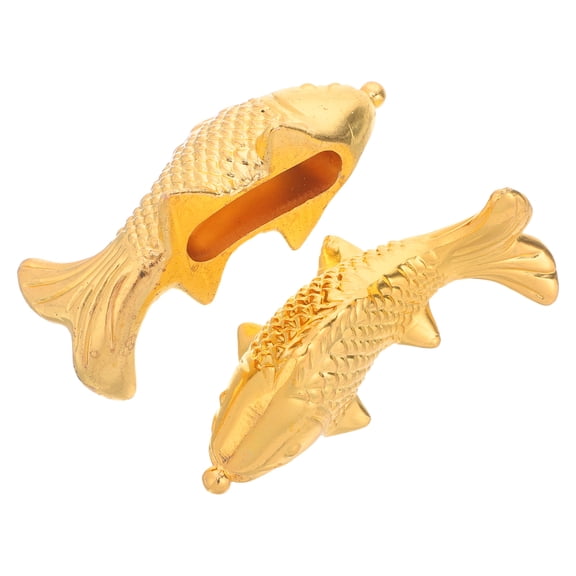 WHAMVOX 2pcs Koi Fish Chopstick Rests Zinc Alloy Japanese Chopsticks Holder Rack Spoon Stand For Dining Table Decor Family Gatherings And Restaurants