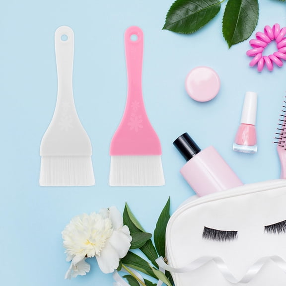 WHAMVOX 2pcs Large Makeup Brush Set DIY Beauty Body Brush Big Size Face Mask Brush for Full Body Skin Care Even Mask Application Home Spa