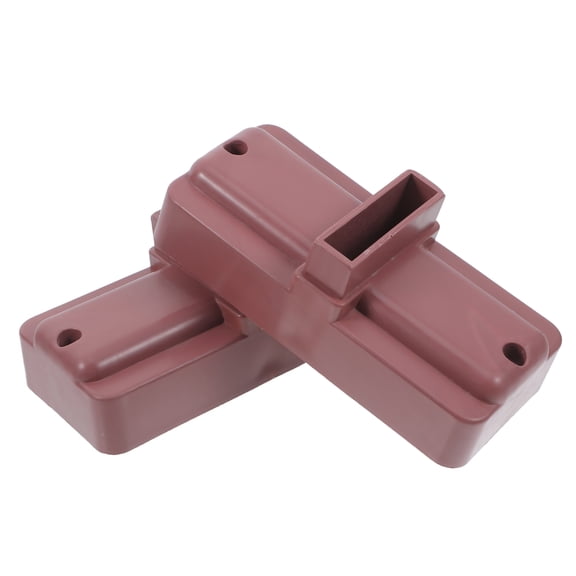WHAMVOX 2-Pack Plastic Fence Base Supports, Freestanding Yard Fence Brackets, Outdoor Border Fence Holders