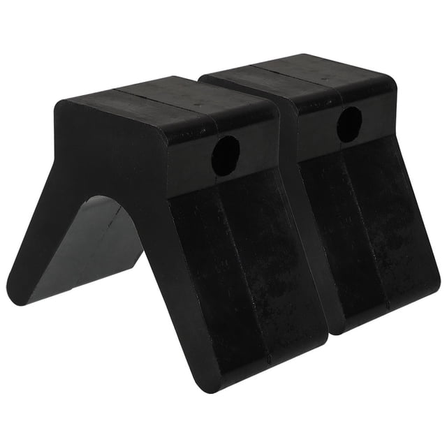 WHAMVOX 2pcs Practical Boat Trailer Bow Stop Rubber Bow Stop Block For ...