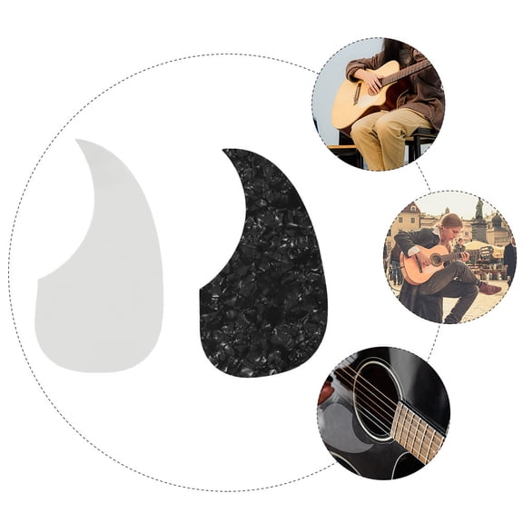 WHAMVOX 2pcs Professional Guitar Pickguards Anti scratching Pickguard Stickers