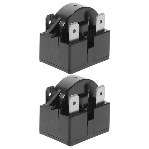 WHAMVOX 2pcs Refrigerator Start Relay Replacement Part Refrigerator Starter Relay for Mini Fridges and Freezers Compatible with Most Refrigerator Compressors