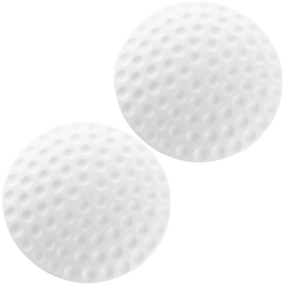 WHAMVOX 2pcs Self-adhesive Door Handle Bumper Wall Protector Door Guard Stopper Wall Shield (White)