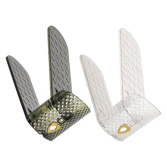 WHAMVOX 2pcs Shoe Storage Organizer Adjustable Shoe Holder Shoe Slot Rack Shoe Rack