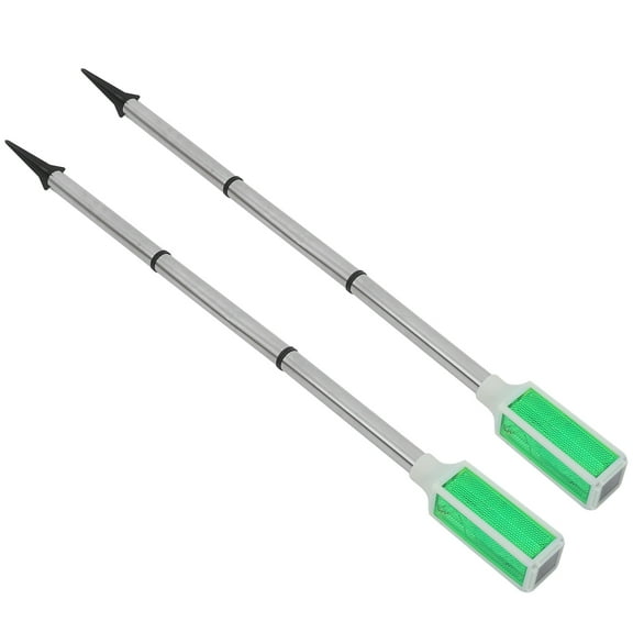 WHAMVOX 2pcs Solar Pole Lights Waterproof Led Driveway Lights Outdoor Driveway Markers For Path Garden Yard Patio Walkway Landscape