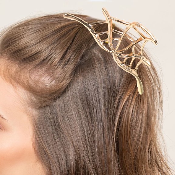 SEWCHICS Metal Claw Clips Fashionable Design 2Pcs for Women