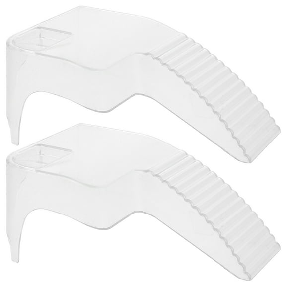 WHAMVOX 2pcs Stable Turtle Basking Platform Tortoise Ramp Tortoise Resting Terrace Ladder