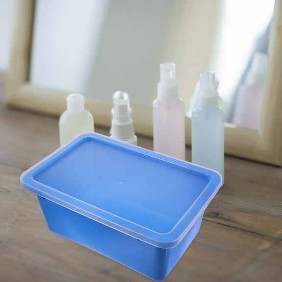 WHAMVOX 2pcs Stackable Plastic Storage Bins With Lids For Organizing Toys In Playroom And Classroom Clothes Storage Bins Toddler Toy Box