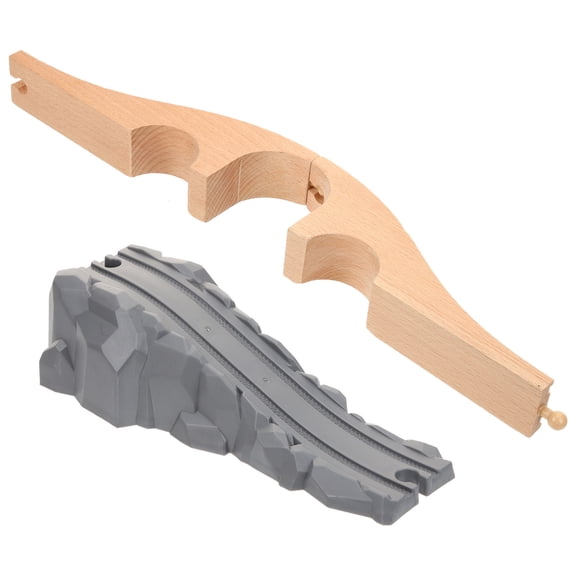 YSNOOWE Railway Scene Accessories Multi-Functional Toy Train 2Pcs 11.00X4.72X3.14in