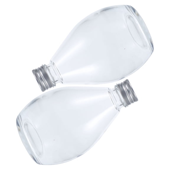WHAMVOX 2pcs Transparent Bottle Handcraft Aromatherapy Bottle Wishing Jar Household Storage Can