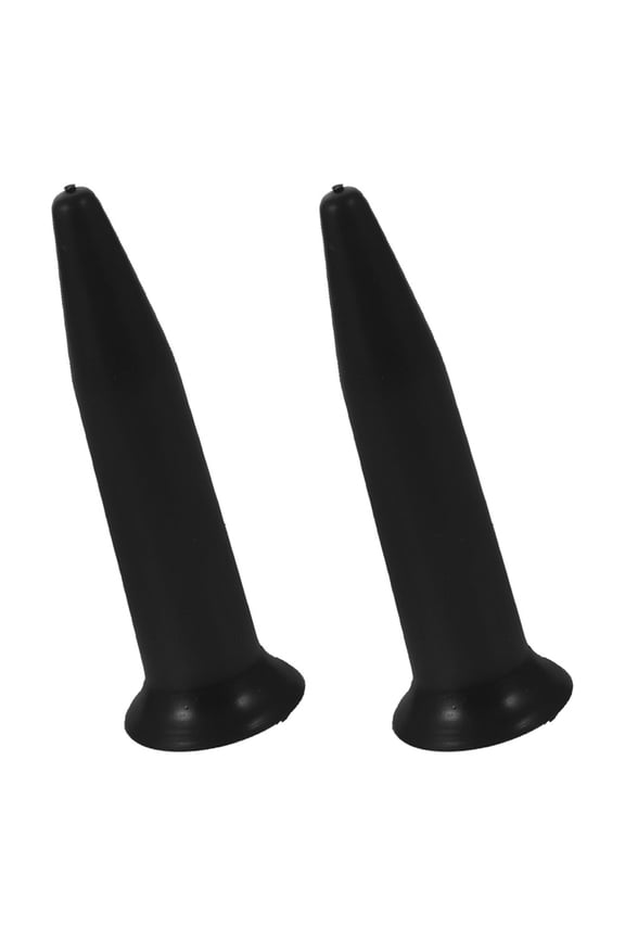 Black Plastic Umbrella Accessory Kit, 2 Pieces Replacement Parts for Umbrella Repair and Maintenance