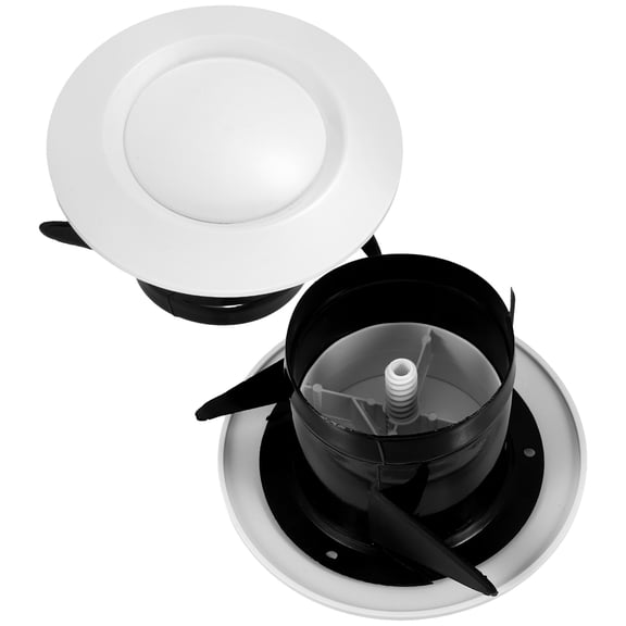 WHAMVOX 2pcs Ventilation Vent Cover Central Air Conditioning Ventilation Outlet Cover Air Vent Grille for Home and Offices Airflow Control