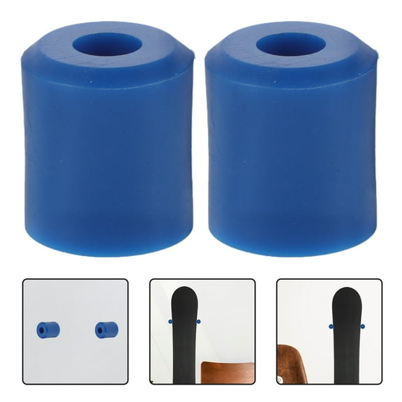 WHAMVOX 2pcs Wall Mounted Ski Snowboard Racks Vertical Storage Hook Snowboard Wall Mount Display Hanger Racks with 2 Expansion Screw Tubes 2pcs Metal Screws