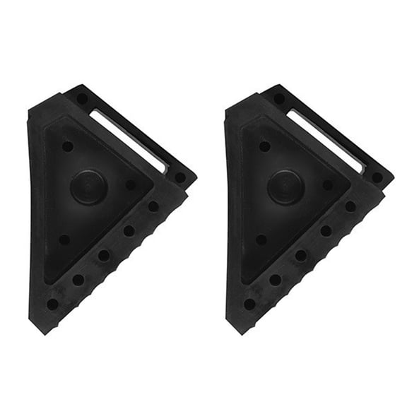 DECORNIJIA Anti Slip Tools Rubber Black 2Pcs For Grip Maximization