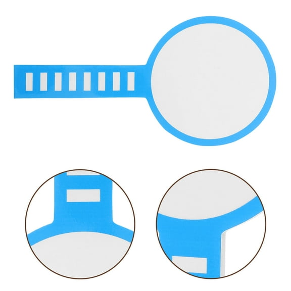 WHAMVOX 2pcs Whiteboard Paddle Handheld White Board Dry Erase Answer Paddles Teacher Reusable Paddles Handheld Board Paddle For Writing