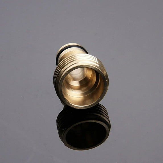 WHAMVOX 3 /4 Garden Hose Quick Connect Pipe Connector Water Hose Connector Golden