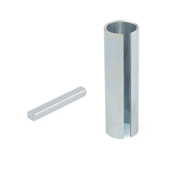 WHAMVOX 3 /4" Reducer Sleeve Bushing Shaft Adapter Sheave Key Car Accessories Silver