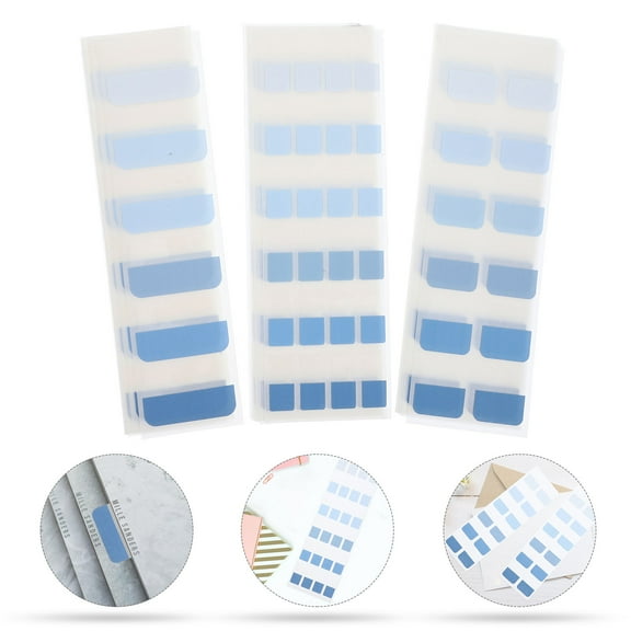 WHAMVOX 3 Bags Of Bookmark Tabs Book Annotation Tabs Sticky Index Tabs For Management Tabs Flags For Students Office School