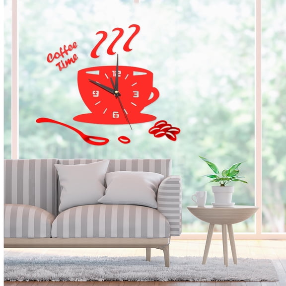 SEWCHICS Wall Clock For Office Acrylic Timekeeping Homeowners 1Pack