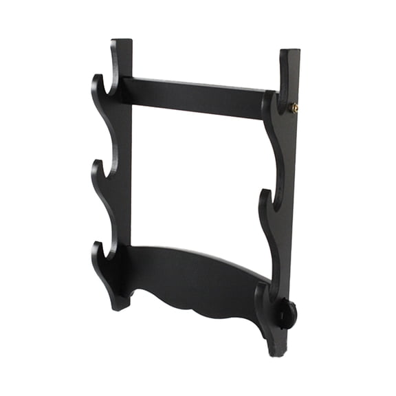 WHAMVOX 3 Layers Storage Detachable Design Sword Display Stand 33X35X8 Black