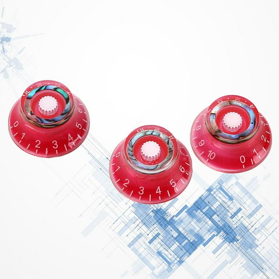 WHAMVOX  3 PCS/Set Guitar Knob Knobs Pegs for Electric Potentiometer