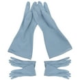 thumbnail image 1 of SEWCHICS Pvc Blue Gloves For Restaurant Use 3 Pairs, 1 of 8