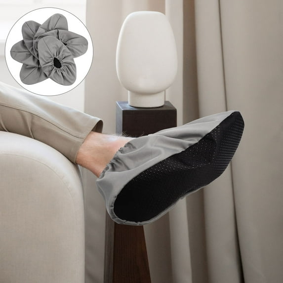 WHAMVOX 3 Pairs Reusable Household Non-slip Shoe Covers Washable Design Travel
