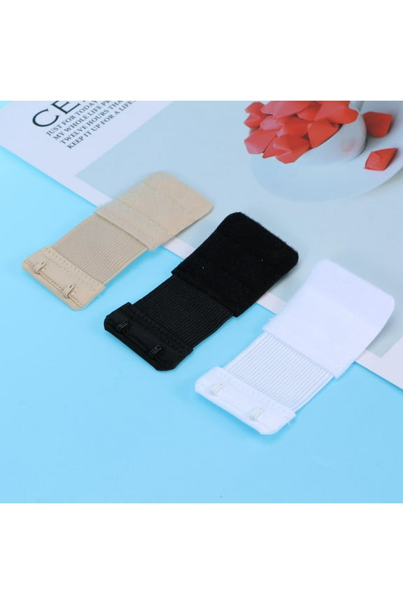 3 Pcs 2 Hook Bra Extension Match Clips for The Back Long Miss