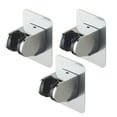 thumbnail image 1 of WHAMVOX 3 Pcs Adjustable Shower Head Shower Holder Plating Holder Rack 9.5X7 Cm Silver, 1 of 8