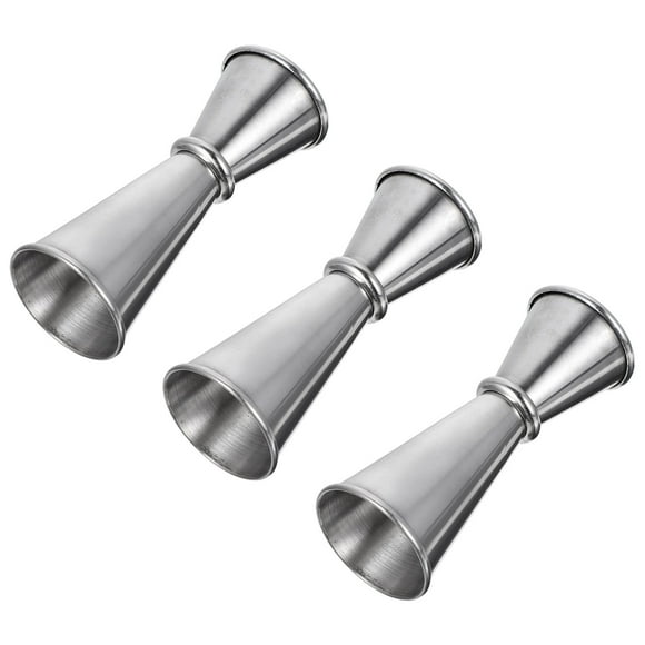 WHAMVOX 3 Pcs Bartender Jigger Stainless Steel Measuring Cup Slim