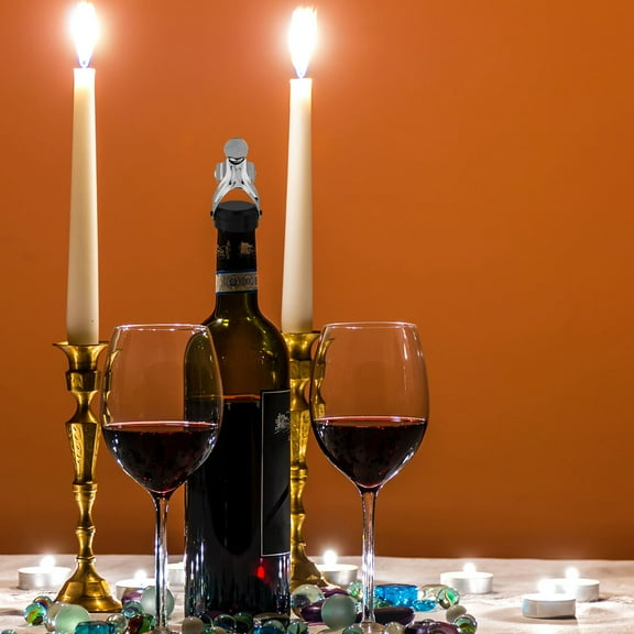 WHAMVOX 3 Pcs Beverage Bottle Stopper Decanter Wine Air Tight Cork Stoppers for Bottles Black