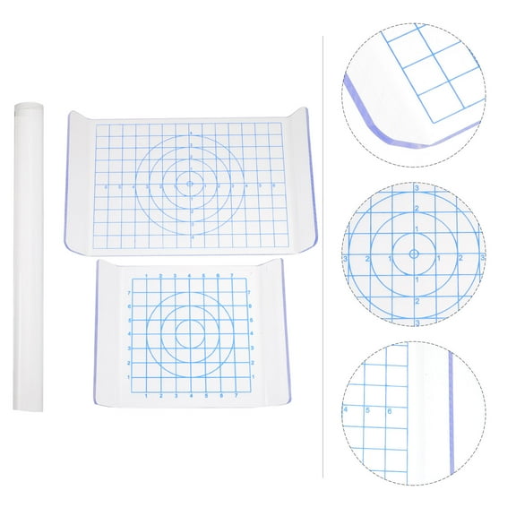 WHAMVOX Clay Press Board Acrylic Blue 3Pcs 6.96X4.32X0.79Inch