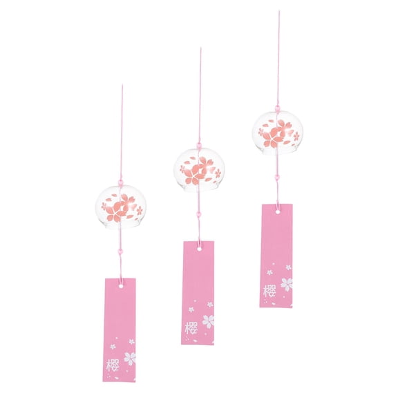 WHAMVOX 3 Pcs Delicate Colorful Wind Chimes Hanging Ornaments