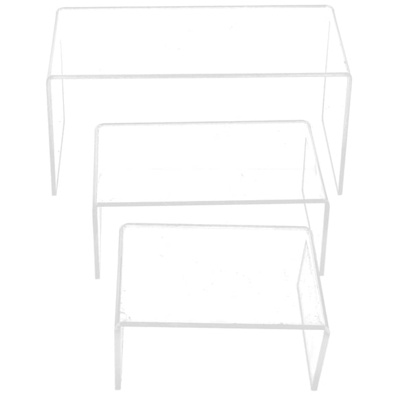 WHAMVOX  3 Pcs Display Cosmetic Storage Booth Makeup Cosmetics