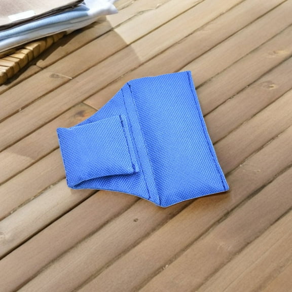 WHAMVOX 3 Pcs Football Referee Bean Bag 15.00X8.90X0.20CM Blue