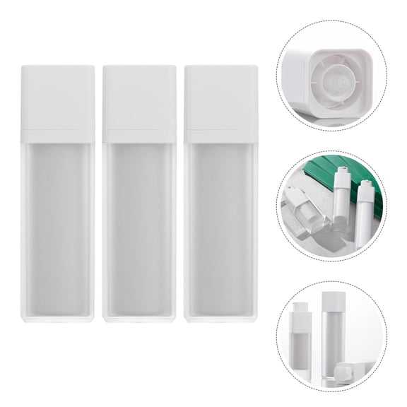WHAMVOX 3 Pcs Frosted Perfume Dispenser Air Pump Containers Travel