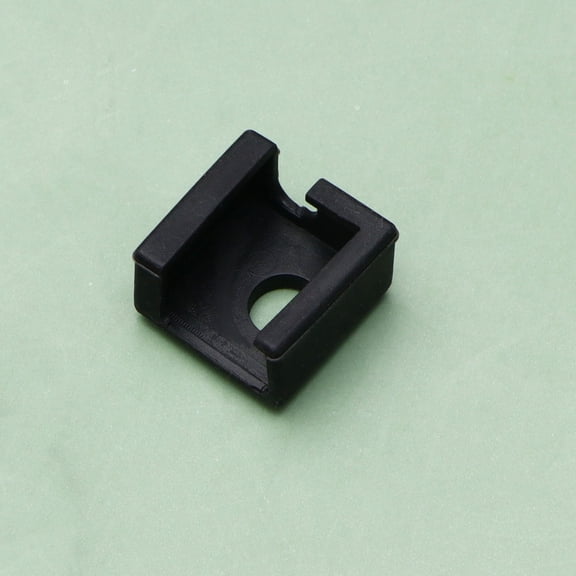 ROMANSENTIAL 3Pcs Printer Silicone Socks Heater Block Cover Black for 3D Printer Users