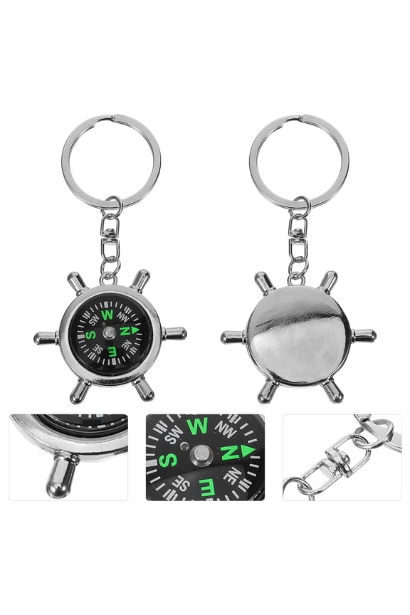 3 Pcs Hiking Key Child Man 9.50X5.00X3.00CM Silver