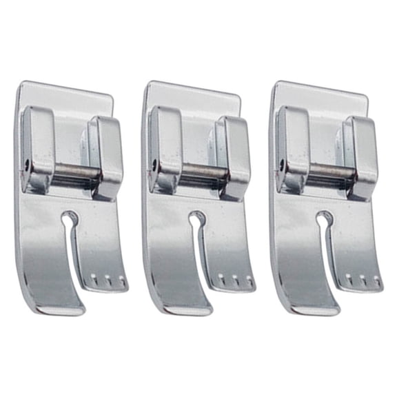 WHAMVOX 3 Pcs Overcast Foot for Sewing Machine Linear Presser Quilting Set