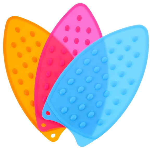 WHAMVOX  3 Pcs Protector Coated Space-saving Ironing Mat Heat-resistant Travel