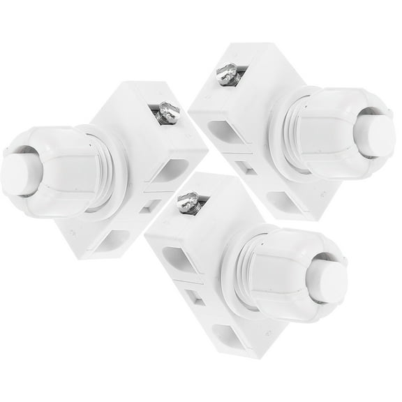 WHAMVOX  3 Pcs Push Button Replacement Toggle Dimmable Light Electric