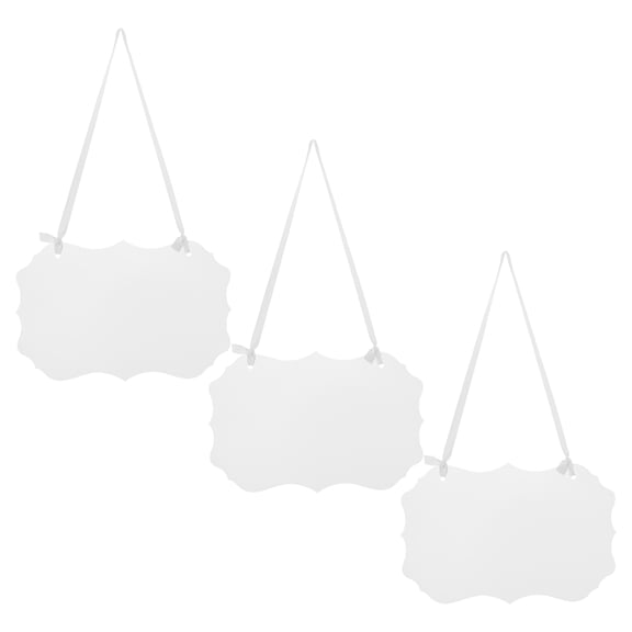 WHAMVOX 3 Pcs Reserved Table Signs for Wedding Chairs Minimalist Style 9.04X5.89X0.08in