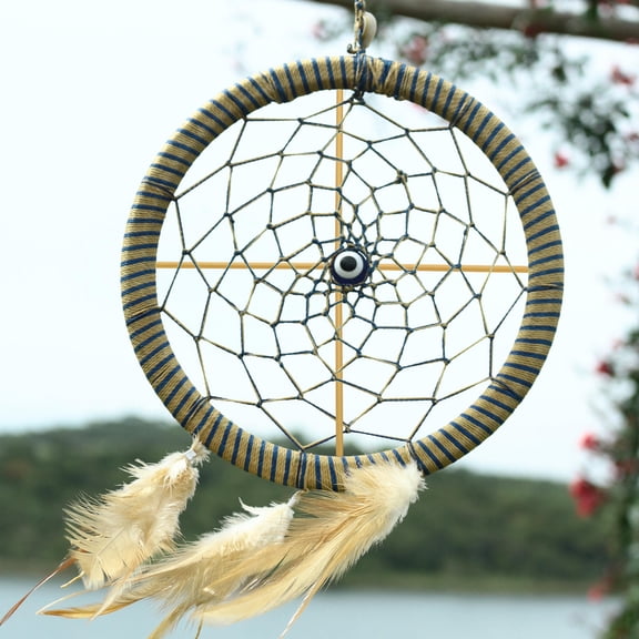 WHAMVOX  3 Pcs Round Macrame Hoops Metal for Crafts Dreamcatcher Circles Rings