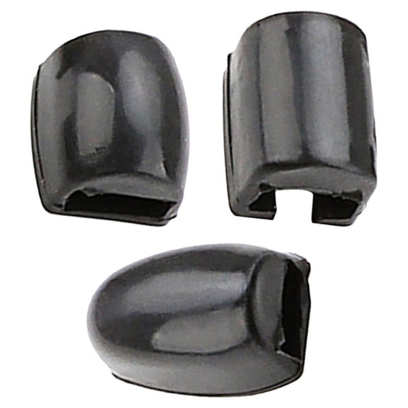 HEANUJJ 3pcs Black Silicone Thumb Rest Pads for Alto Saxophone Accessories Comfortable Sax Parts