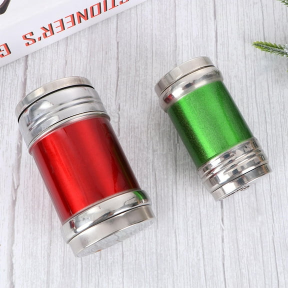 DECORNIJIA Bbq Seasoning Shaker Stainless Steel 3 Pcs Assorted Color
