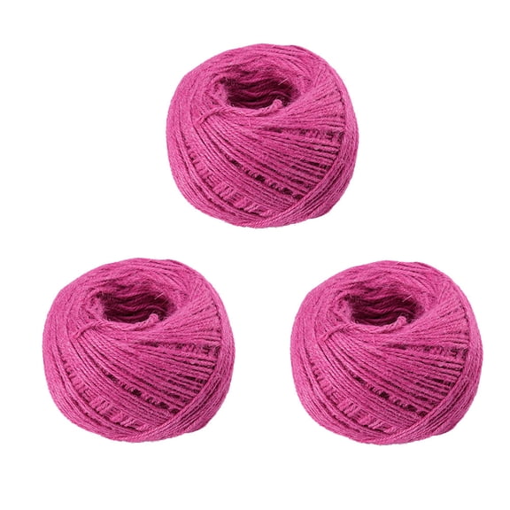 WHAMVOX 3 Pcs Twine Rope Festive Decoration Arts and Crafts