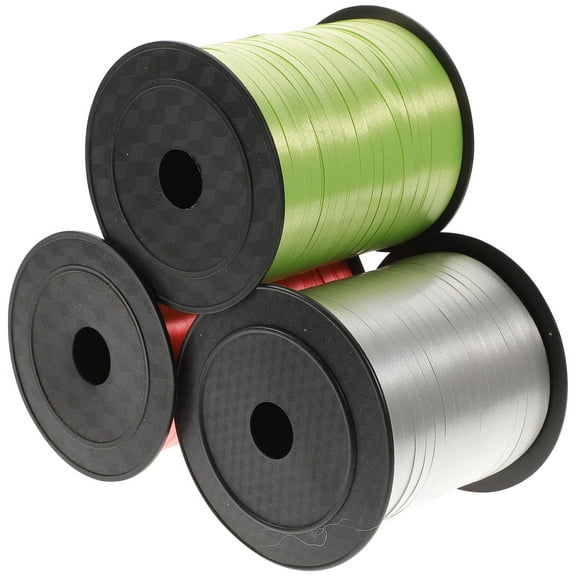 WHAMVOX  3 Rolls Party Decorations Balloon Ties Birthday Curled Ribbon