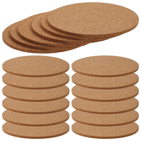 YSNOOWE Heat Resistant Cork Coasters for Kitchen 30Pcs 3.93X3.93X0.12in